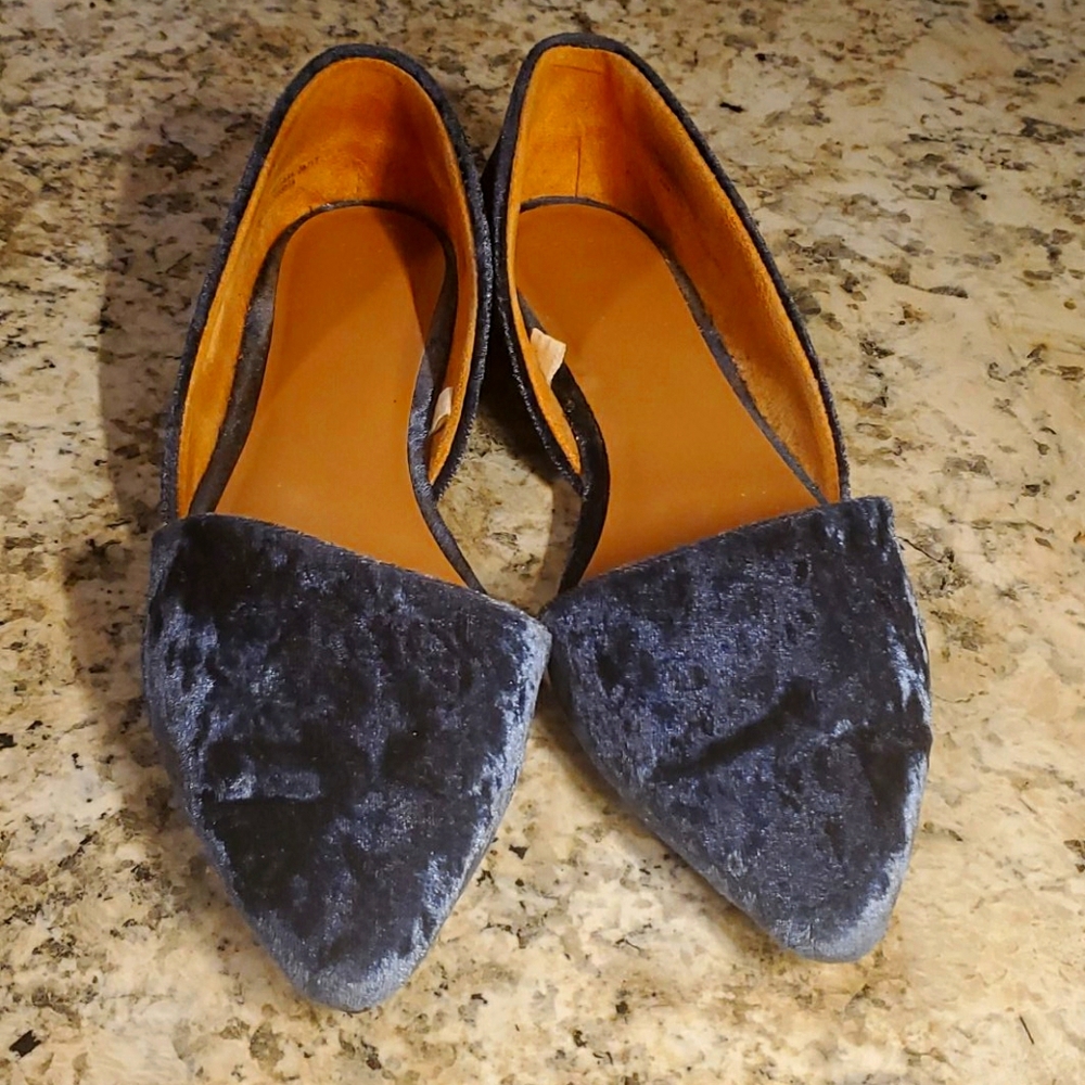 Super cute blue suede shoes